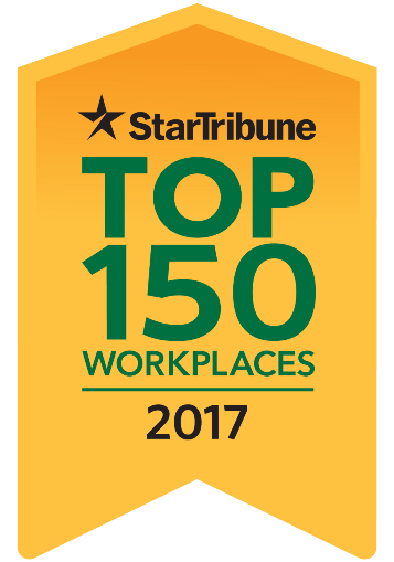 StarTribune Top 150 Workplaces 2017